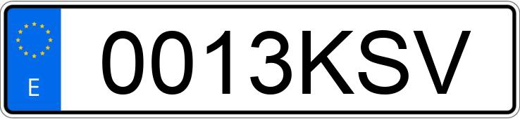 Numer rejestracyjny 0013KSV posiada VOLKSWAGEN GOLF Numer rejestracyjny 0013KSV posiada VOLKSWAGEN GOLF