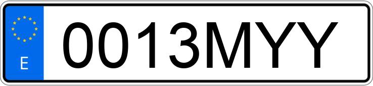 Numer rejestracyjny 0013MYY posiada BMW SERIE 3 Numer rejestracyjny 0013MYY posiada BMW SERIE 3