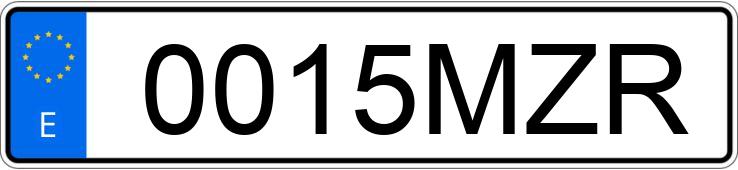 Numer rejestracyjny 0015MZR posiada AUDI Q2