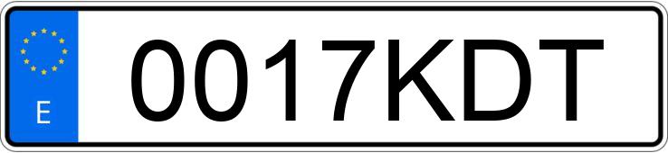 Numer rejestracyjny 0017KDT posiada PEUGEOT PARTNER Numer rejestracyjny 0017KDT posiada PEUGEOT PARTNER