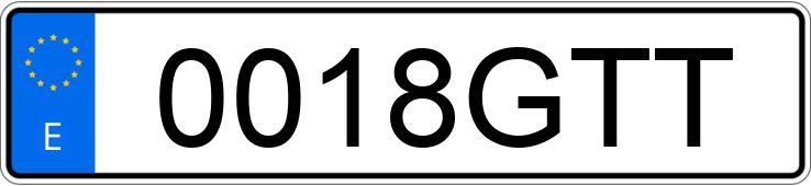 Numer rejestracyjny 0018GTT posiada BMW X1 Numer rejestracyjny 0018GTT posiada BMW X1