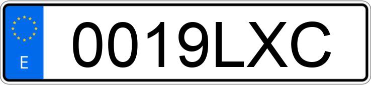 Numer rejestracyjny 0019LXC posiada CITROEN BERLINGO