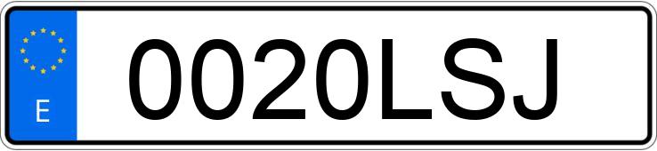 Numer rejestracyjny 0020LSJ posiada AUDI A4 Numer rejestracyjny 0020LSJ posiada AUDI A4