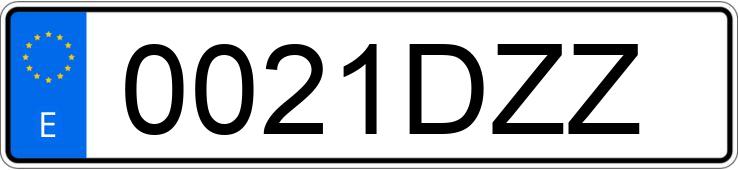 Numer rejestracyjny 0021DZZ posiada OPEL ZAFIRA Numer rejestracyjny 0021DZZ posiada OPEL ZAFIRA