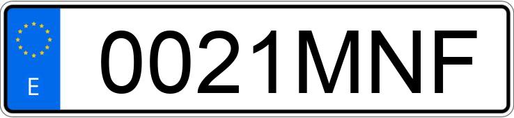 Numer rejestracyjny 0021MNF posiada MERCEDES G (463)