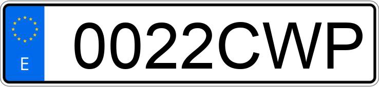 Numer rejestracyjny 0022CWP posiada BMW SERIE 3 Numer rejestracyjny 0022CWP posiada BMW SERIE 3