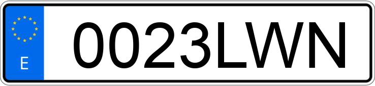 Numer rejestracyjny 0023LWN posiada MAZDA MAZDA3 Numer rejestracyjny 0023LWN posiada MAZDA MAZDA3