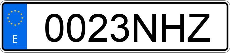 Numer rejestracyjny 0023NHZ posiada VOLKSWAGEN CADDY Numer rejestracyjny 0023NHZ posiada VOLKSWAGEN CADDY