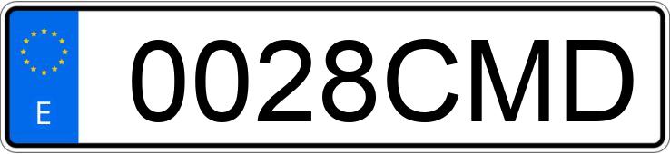 Numer rejestracyjny 0028CMD posiada RENAULT CLIO