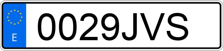 Numer rejestracyjny 0029JVS posiada MERCEDES C (205)