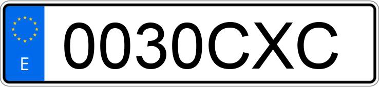 Numer rejestracyjny 0030CXC posiada RENAULT MEGANE Numer rejestracyjny 0030CXC posiada RENAULT MEGANE
