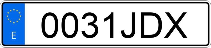 Numer rejestracyjny 0031JDX posiada SEAT LEON Numer rejestracyjny 0031JDX posiada SEAT LEON