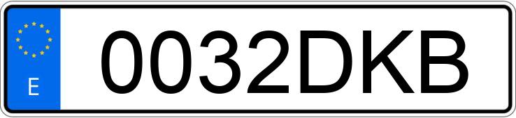 Numer rejestracyjny 0032DKB posiada FORD FOCUS C-MAX