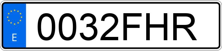 Numer rejestracyjny 0032FHR posiada FORD FOCUS Numer rejestracyjny 0032FHR posiada FORD FOCUS