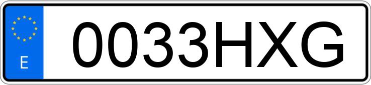 Numer rejestracyjny 0033HXG posiada SEAT LEON Numer rejestracyjny 0033HXG posiada SEAT LEON