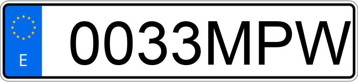 Numer rejestracyjny 0033MPW posiada VOLKSWAGEN T-CROSS Numer rejestracyjny 0033MPW posiada VOLKSWAGEN T-CROSS