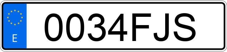 Numer rejestracyjny 0034FJS posiada MINI MINI