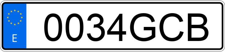 Numer rejestracyjny 0034GCB posiada PEUGEOT 308