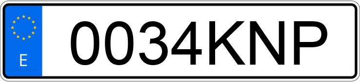 Numer rejestracyjny 0034KNP posiada KIA CARENS Numer rejestracyjny 0034KNP posiada KIA CARENS