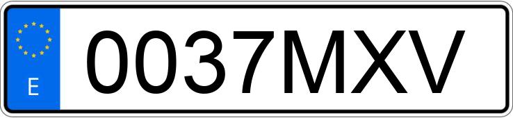 Numer rejestracyjny 0037MXV posiada FIAT TIPO Numer rejestracyjny 0037MXV posiada FIAT TIPO