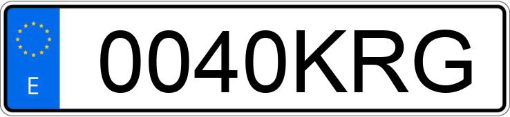 Numer rejestracyjny 0040KRG posiada BMW SERIE 5 Numer rejestracyjny 0040KRG posiada BMW SERIE 5