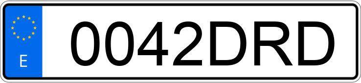 Numer rejestracyjny 0042DRD posiada OPEL ASTRA Numer rejestracyjny 0042DRD posiada OPEL ASTRA