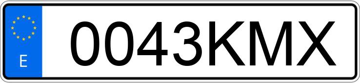 Numer rejestracyjny 0043KMX posiada FIAT 500L Numer rejestracyjny 0043KMX posiada FIAT 500L