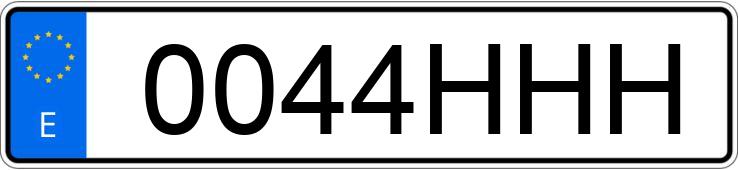 Numer rejestracyjny 0044HHH posiada OPEL ASTRA GTC