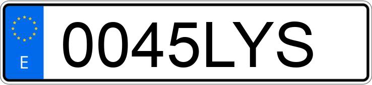 Numer rejestracyjny 0045LYS posiada CUPRA LEON Numer rejestracyjny 0045LYS posiada CUPRA LEON