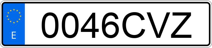 Numer rejestracyjny 0046CVZ posiada PEUGEOT 307 Numer rejestracyjny 0046CVZ posiada PEUGEOT 307