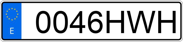 Numer rejestracyjny 0046HWH posiada HYUNDAI I20