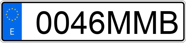 Numer rejestracyjny 0046MMB posiada SEAT IBIZA