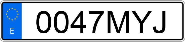 Numer rejestracyjny 0047MYJ posiada PORSCHE 911 Numer rejestracyjny 0047MYJ posiada PORSCHE 911