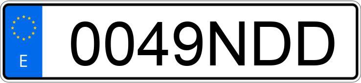 Numer rejestracyjny 0049NDD posiada OPEL CORSA Numer rejestracyjny 0049NDD posiada OPEL CORSA