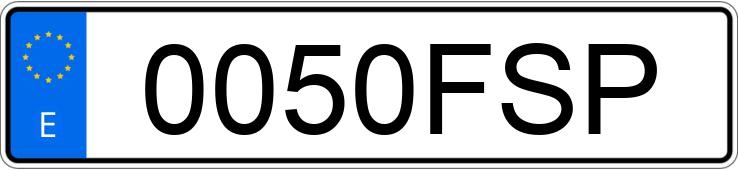 Numer rejestracyjny 0050FSP posiada CITROEN C3