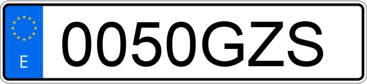 Numer rejestracyjny 0050GZS posiada CHEVROLET-GM CRUZE