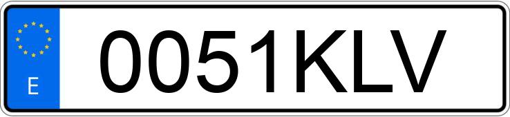 Numer rejestracyjny 0051KLV posiada OPEL CORSA