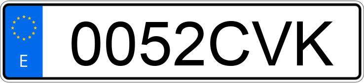 Numer rejestracyjny 0052CVK posiada HYUNDAI H-100