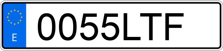 Numer rejestracyjny 0055LTF posiada VOLKSWAGEN GOLF Numer rejestracyjny 0055LTF posiada VOLKSWAGEN GOLF