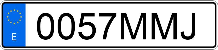 Numer rejestracyjny 0057MMJ posiada PORSCHE PANAMERA