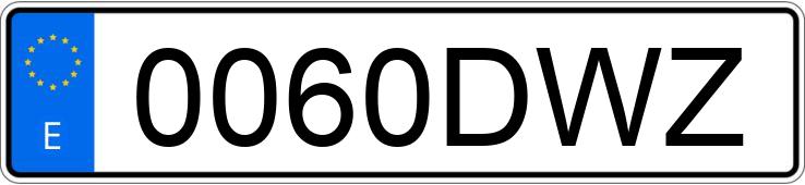 Numer rejestracyjny 0060DWZ posiada MERCEDES CLK (208-209) Numer rejestracyjny 0060DWZ posiada MERCEDES CLK (208-209)