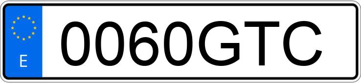 Numer rejestracyjny 0060GTC posiada PEUGEOT 207 Numer rejestracyjny 0060GTC posiada PEUGEOT 207