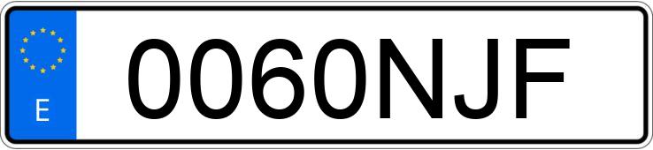 Numer rejestracyjny 0060NJF posiada CITROEN JUMPY