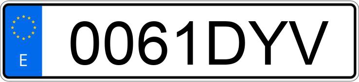 Numer rejestracyjny 0061DYV posiada MERCEDES VIANO Numer rejestracyjny 0061DYV posiada MERCEDES VIANO