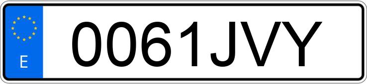 Numer rejestracyjny 0061JVY posiada KIA CARNIVAL Numer rejestracyjny 0061JVY posiada KIA CARNIVAL