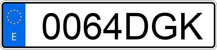 Numer rejestracyjny 0064DGK posiada SEAT LEON Numer rejestracyjny 0064DGK posiada SEAT LEON