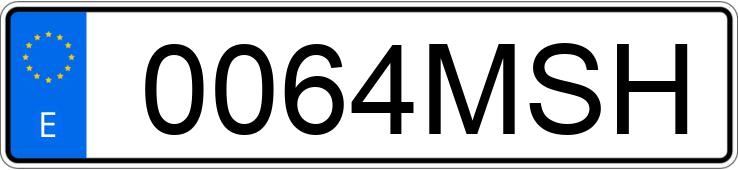 Numer rejestracyjny 0064MSH posiada YAMAHA XT 1200 Z SUPER TENERE ADVENTURE