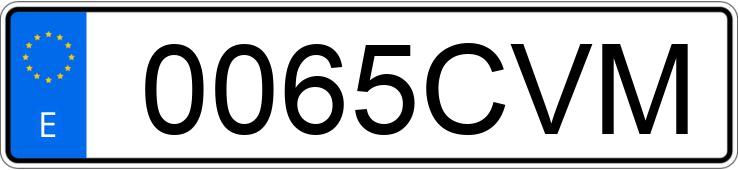 Numer rejestracyjny 0065CVM posiada CITROEN C5