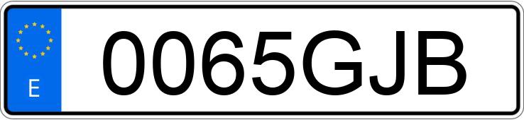 Numer rejestracyjny 0065GJB posiada BMW SERIE 3 Numer rejestracyjny 0065GJB posiada BMW SERIE 3