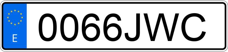 Numer rejestracyjny 0066JWC posiada MERCEDES E (213) Numer rejestracyjny 0066JWC posiada MERCEDES E (213)